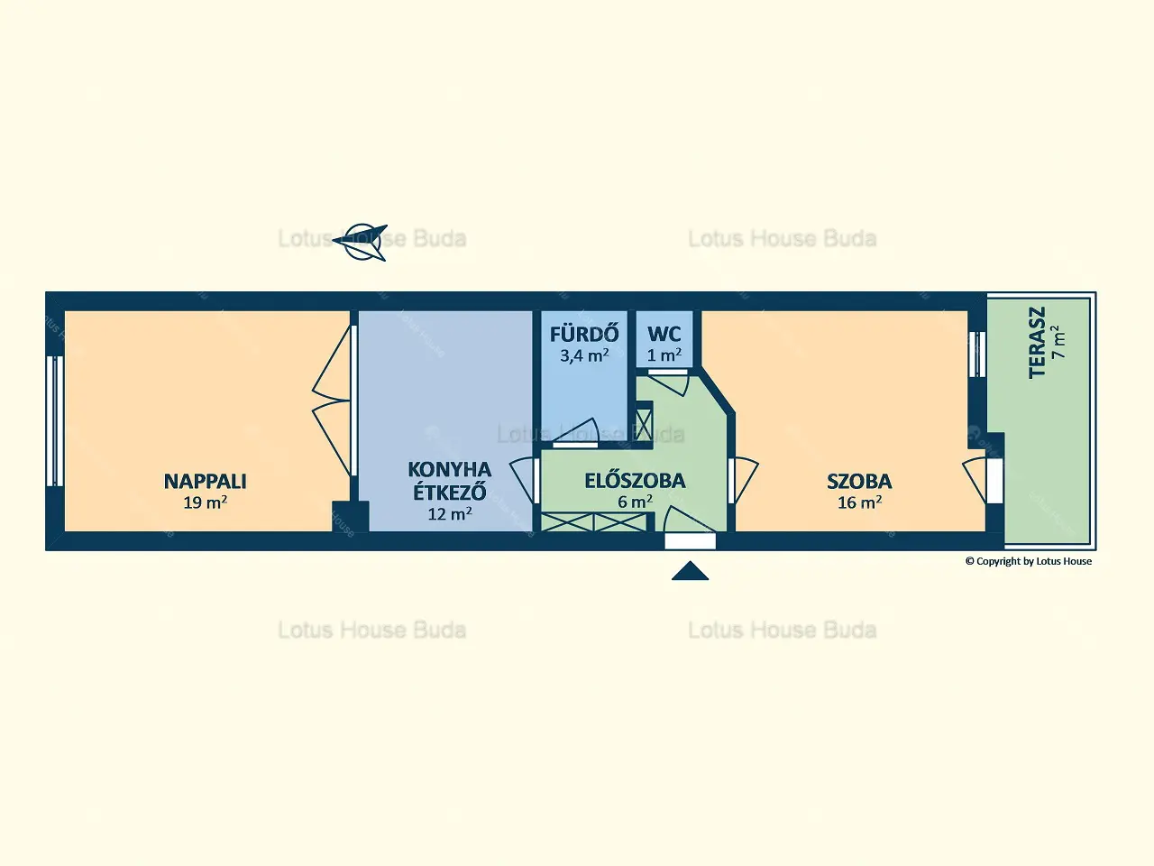 Kiadó albérlet 240000 Ft/hó áron: Budapest, I. kerület  Batthyány utca. Mérete: 56 nm, 2 szobás | Alberlet.hu - 6210850