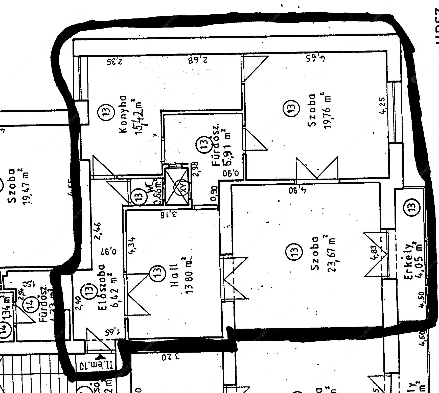 Kiadó albérlet 330000 Ft/hó áron: Budapest, I. kerület  Logodi utca. Mérete: 90 nm, 2 szobás | Alberlet.hu - 6590387