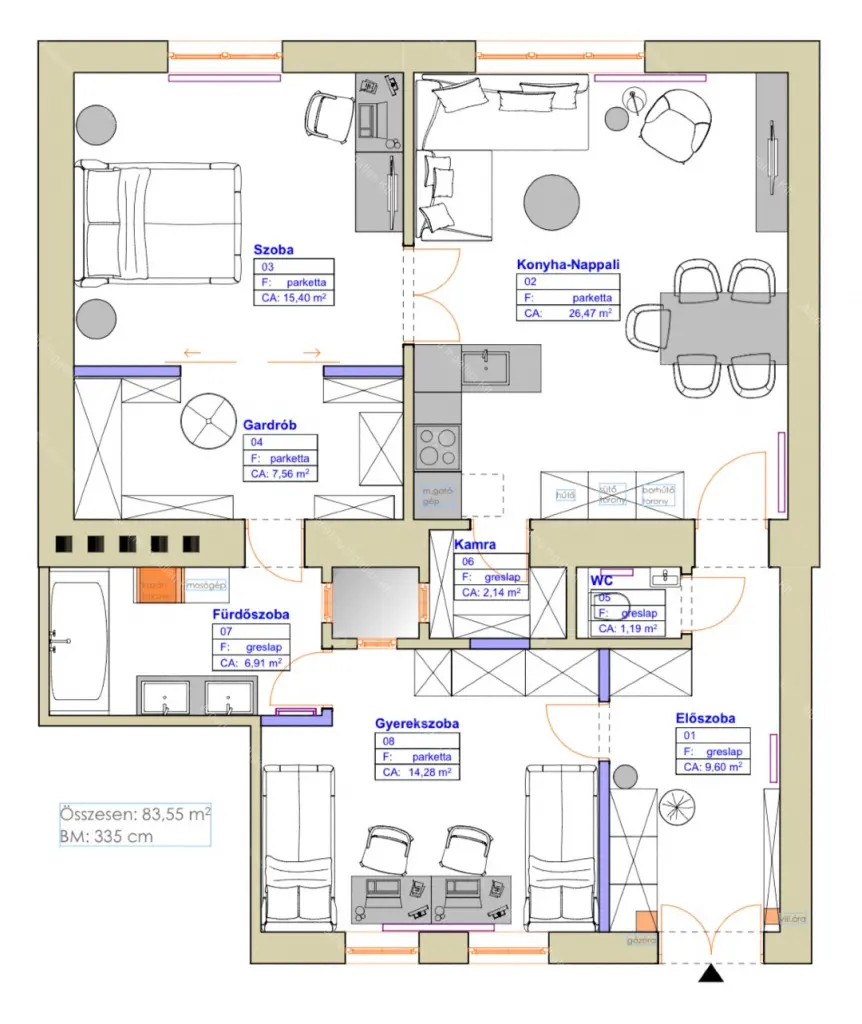 Kiadó albérlet 780000 Ft/hó áron: Budapest, II. kerület  Ady Endre utca. Mérete: 84 nm, 3 szobás | Alberlet.hu - 6701168