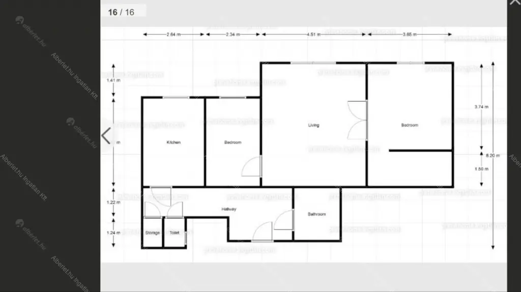 Kiadó albérlet 560000 Ft/hó áron: Budapest, II. kerület  Buday László utca. Mérete: 80 nm, 3 szobás | Alberlet.hu - 6683763