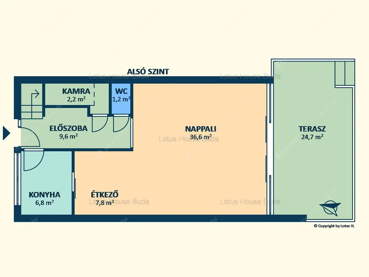 Kiadó albérlet 795000 Ft/hó áron: Budapest, II. kerület  Csalán út. Mérete: 129 nm, 4 szobás | Alberlet.hu - 6564958