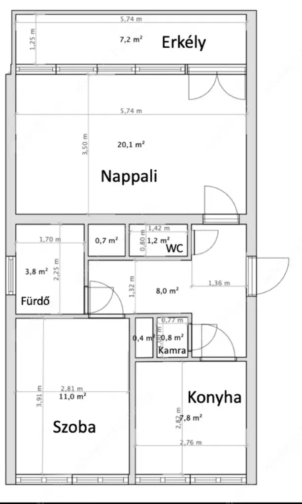 Kiadó albérlet 340000 Ft/hó áron: Budapest, II. kerület  Csalit utca. Mérete: 55 nm, 2 szobás | Alberlet.hu - 6585382