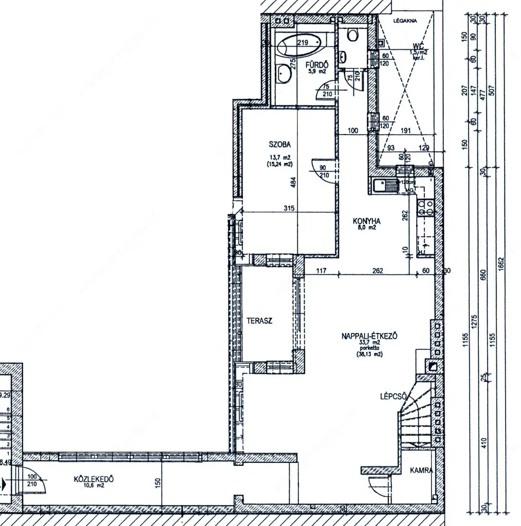 Kiadó albérlet 621000 Ft/hó áron: Budapest, II. kerület  Erőd utca. Mérete: 130 nm, 4 szobás | Alberlet.hu - 6519574
