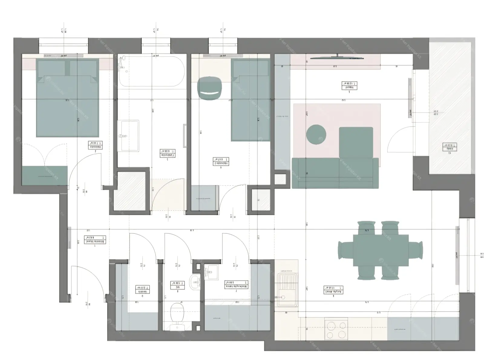 Kiadó albérlet 390000 Ft/hó áron: Budapest, II. kerület  Felvinci utca. Mérete: 71 nm, 3 szobás | Alberlet.hu - 6654176