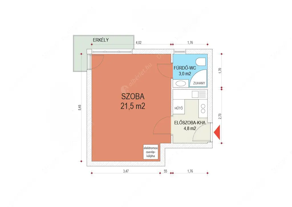 Kiadó albérlet 190000 Ft/hó áron: Budapest, II. kerület  Forint utca. Mérete: 31 nm, 1 szobás | Alberlet.hu - 6634961