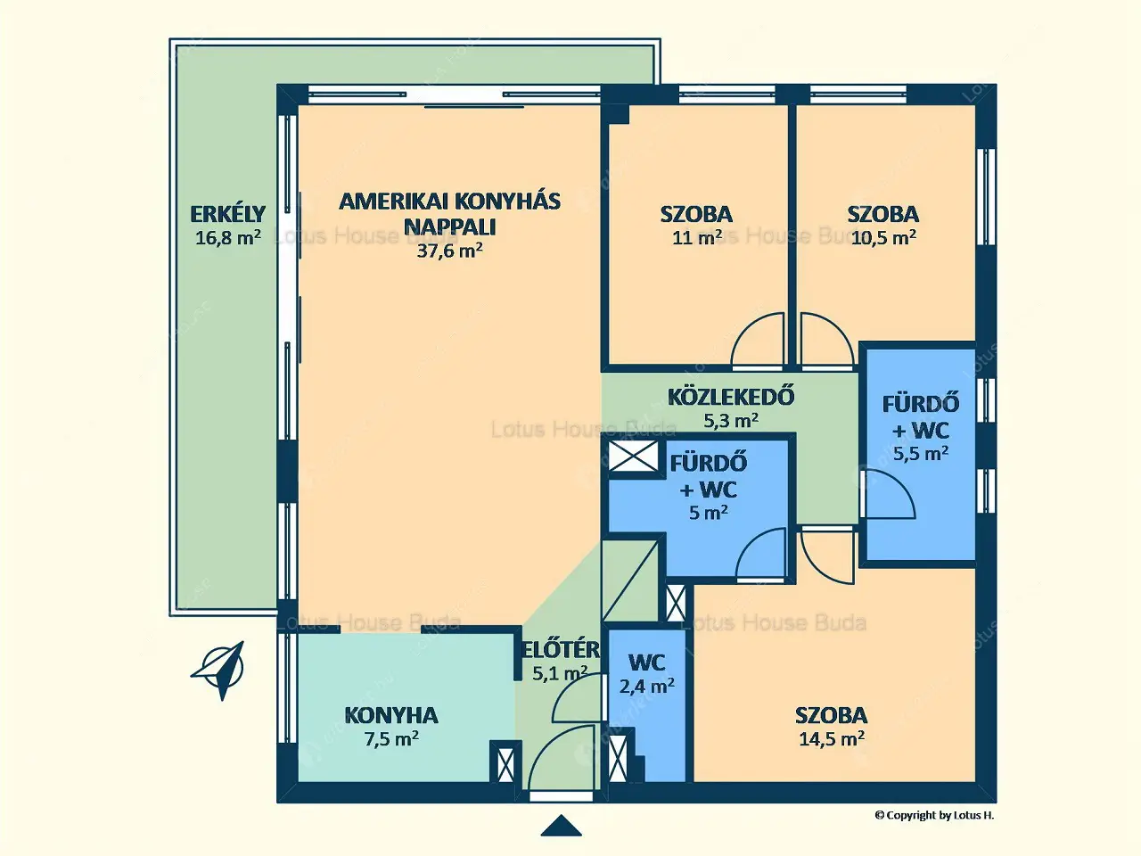 Kiadó albérlet 963000 Ft/hó áron: Budapest, II. kerület  Józsefhegyi utca. Mérete: 105 nm, 4 szobás | Alberlet.hu - 6608973