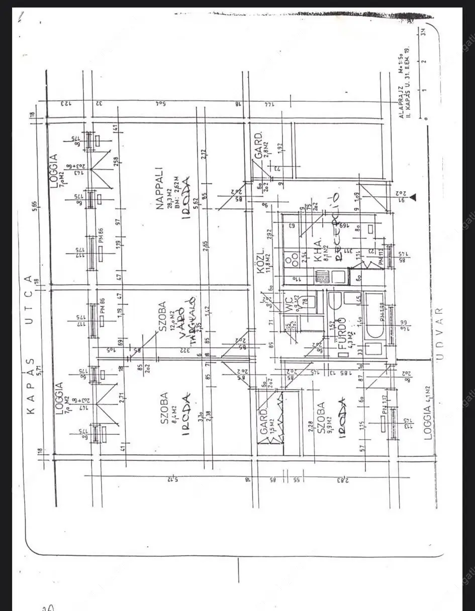 Kiadó albérlet 420000 Ft/hó áron: Budapest, II. kerület  Kapás utca. Mérete: 110 nm, 4 szobás | Alberlet.hu - 6622080