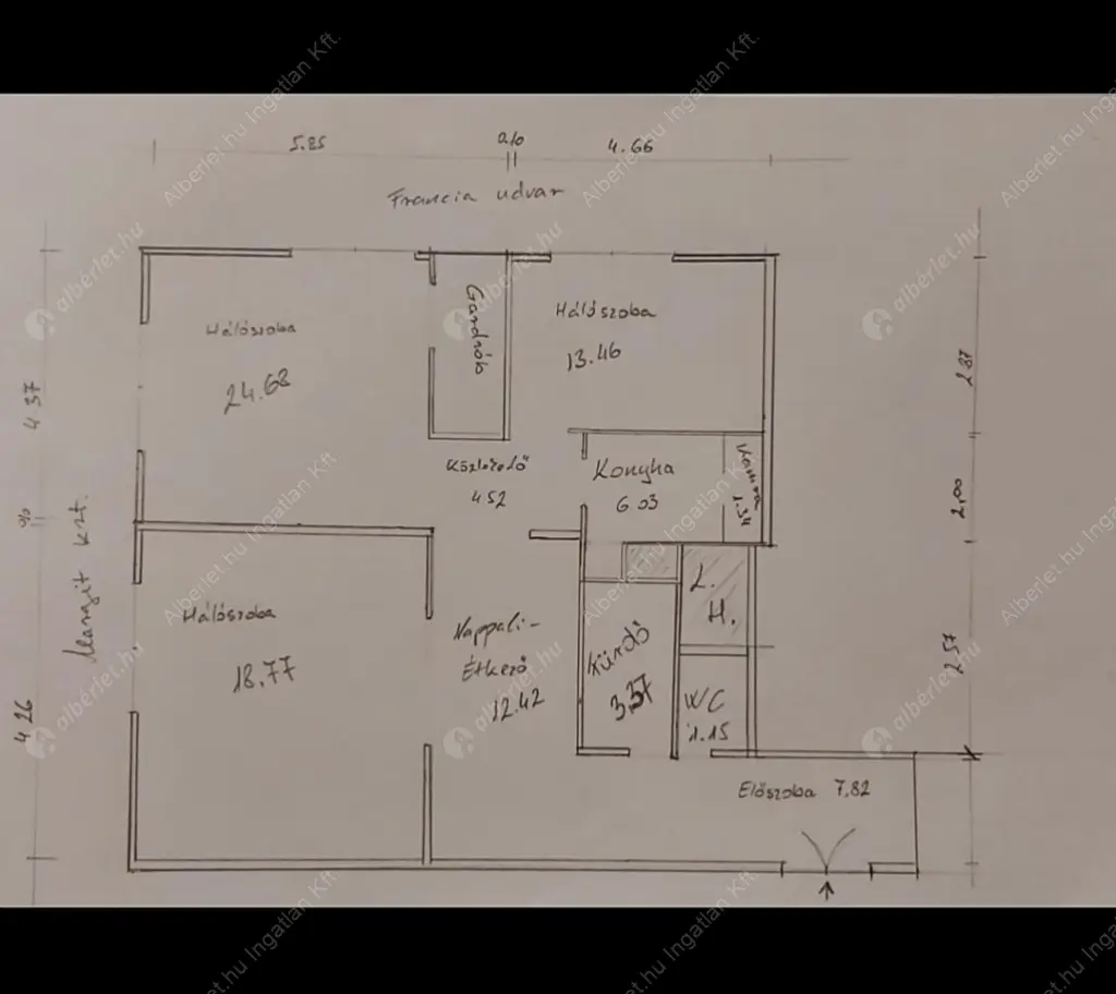 Kiadó albérlet 350000 Ft/hó áron: Budapest, II. kerület  Margit körút. Mérete: 93 nm, 3 szobás | Alberlet.hu - 6618685