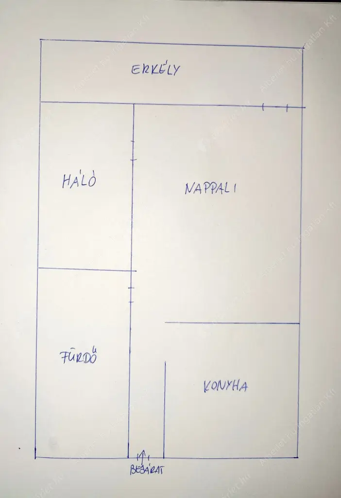 Kiadó albérlet 230000 Ft/hó áron: Budapest, II. kerület  Pálos utca. Mérete: 44 nm, 1 szobás | Alberlet.hu - 6557122