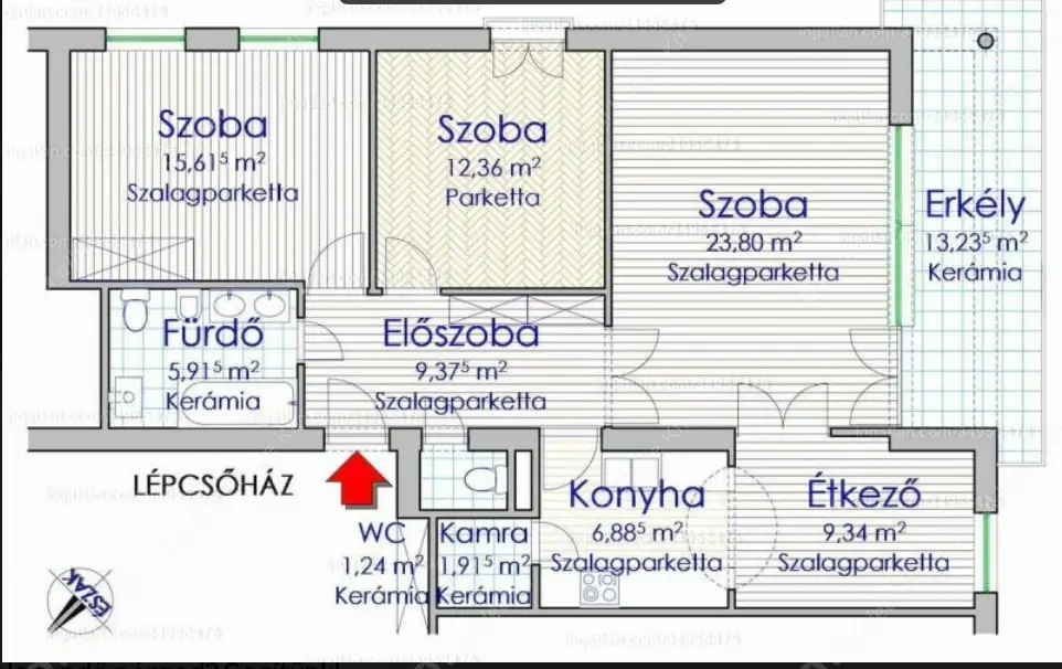 Kiadó albérlet 445000 Ft/hó áron: Budapest, II. kerület  Pasaréti út. Mérete: 100 nm, 3 szobás | Alberlet.hu - 6546017