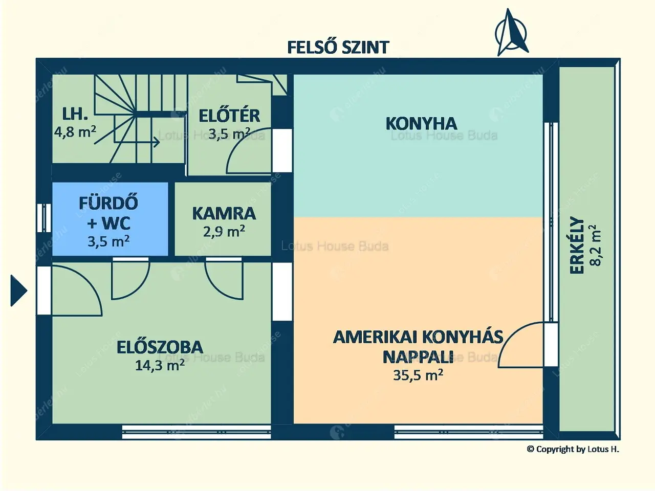 Kiadó albérlet 490000 Ft/hó áron: Budapest, II. kerület  Pusztaszeri út. Mérete: 138 nm, 4 szobás | Alberlet.hu - 6571064