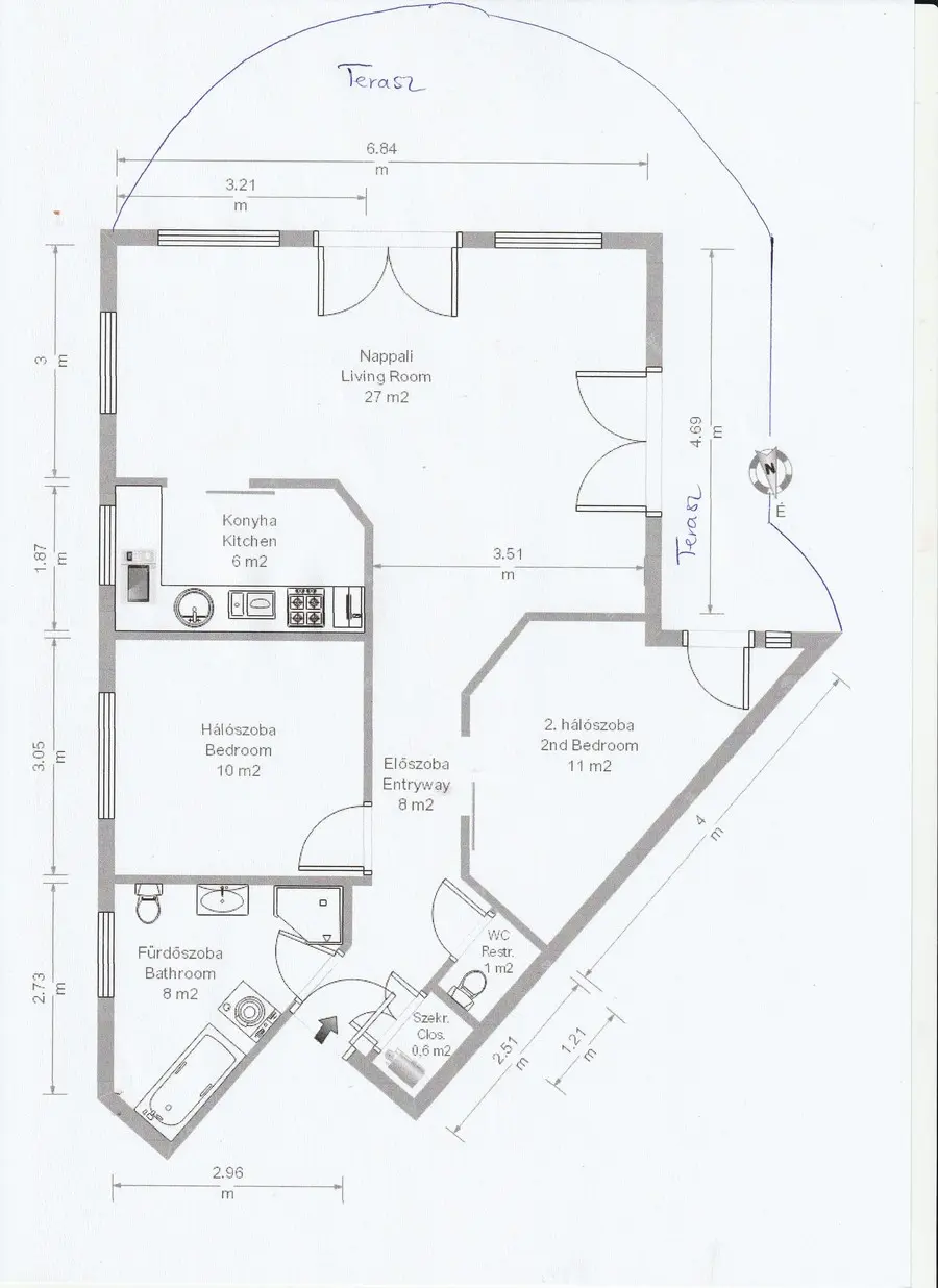 Kiadó albérlet 402000 Ft/hó áron: Budapest, II. kerület  Pusztaszeri út. Mérete: 87 nm, 3 szobás | Alberlet.hu - 6016082