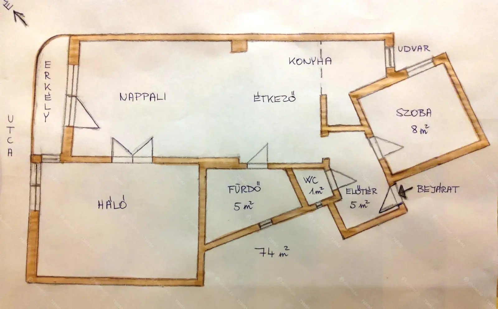 Kiadó albérlet 340000 Ft/hó áron: Budapest, II. kerület  Szilágyi Erzsébet fasor. Mérete: 74 nm, 3 szobás | Alberlet.hu - 6144266