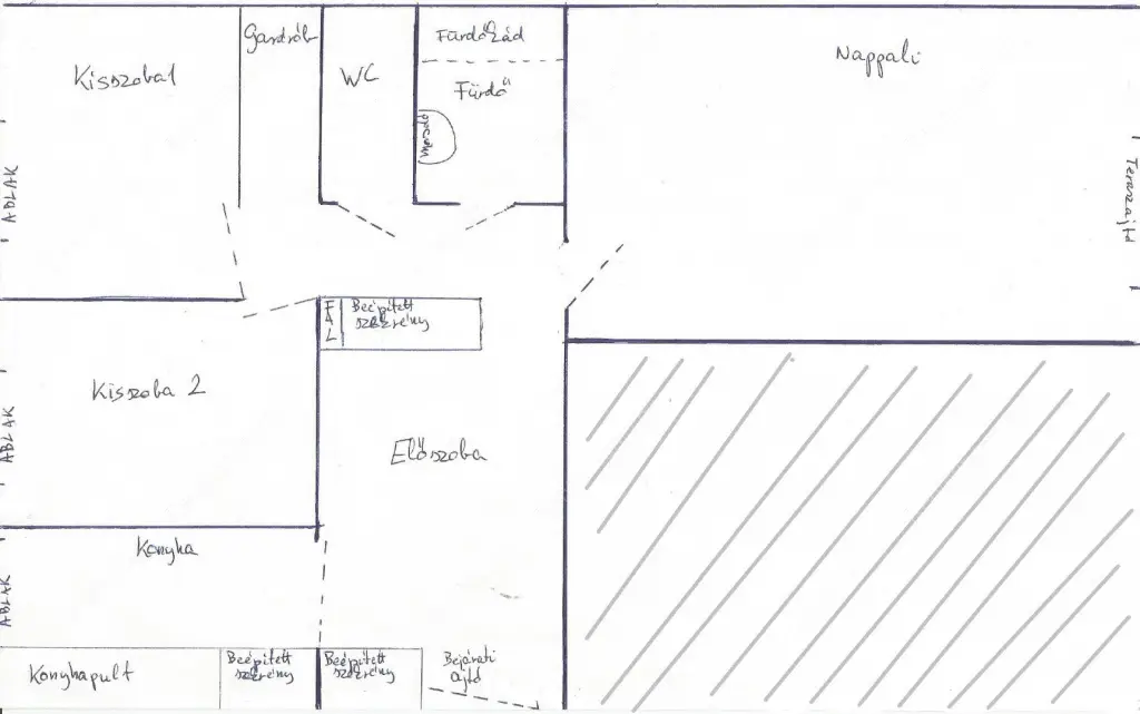 Kiadó albérlet 230000 Ft/hó áron: Budapest, III. kerület  Bálint György utca. Mérete: 57 nm, 1 szobás | Alberlet.hu - 6594457