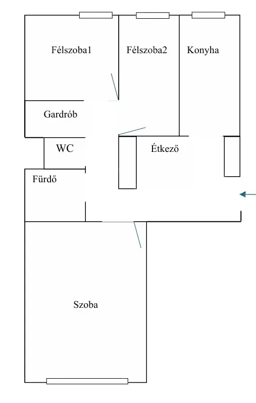 Kiadó albérlet 84000 Ft/hó áron: Budapest, III. kerület  Jendrassik György utca. Mérete: 56 nm, 3 szobás | Alberlet.hu - 6681447