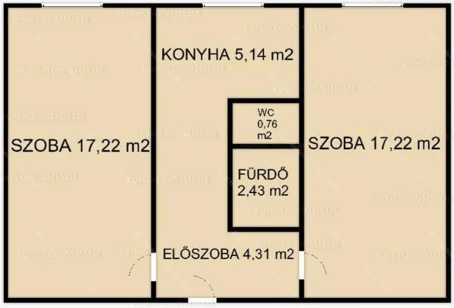 Kiadó albérlet 280000 Ft/hó áron: Budapest, III. kerület  Szél utca. Mérete: 50 nm, 2 szobás | Alberlet.hu - 5961652