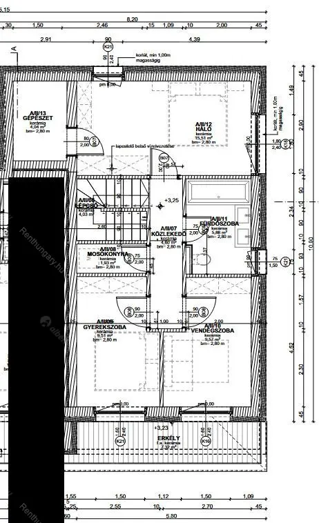 Kiadó albérlet 699000 Ft/hó áron: Budapest, III. kerület  Ürömfű utca. Mérete: 103 nm, 4 szobás | Alberlet.hu - 6641014