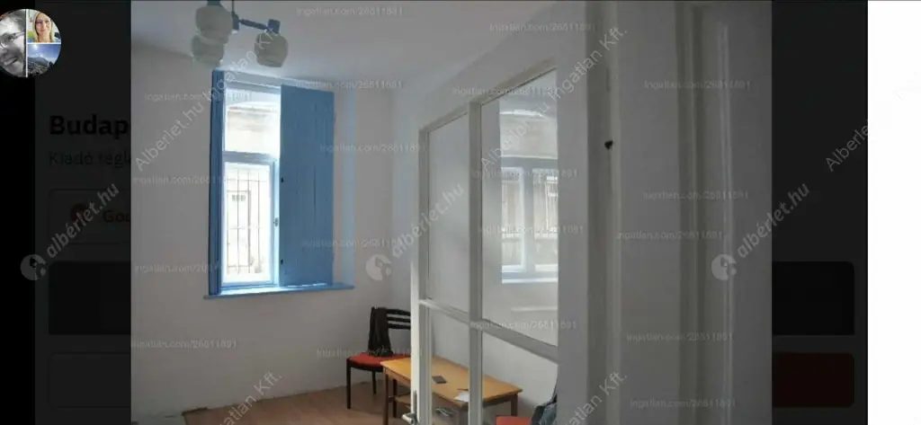 Kiadó albérlet 150000 Ft/hó áron: Budapest, IV. kerület  Baross utca. Mérete: 22 nm, 1 szobás | Alberlet.hu - 6610380