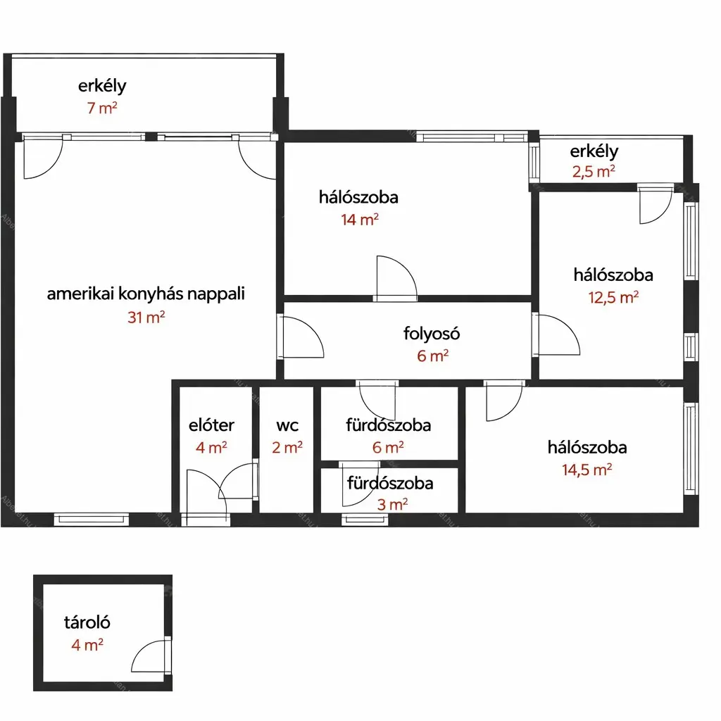 Kiadó albérlet 450000 Ft/hó áron: Budapest, IV. kerület  Petőfi utca. Mérete: 92 nm, 4 szobás | Alberlet.hu - 6676652