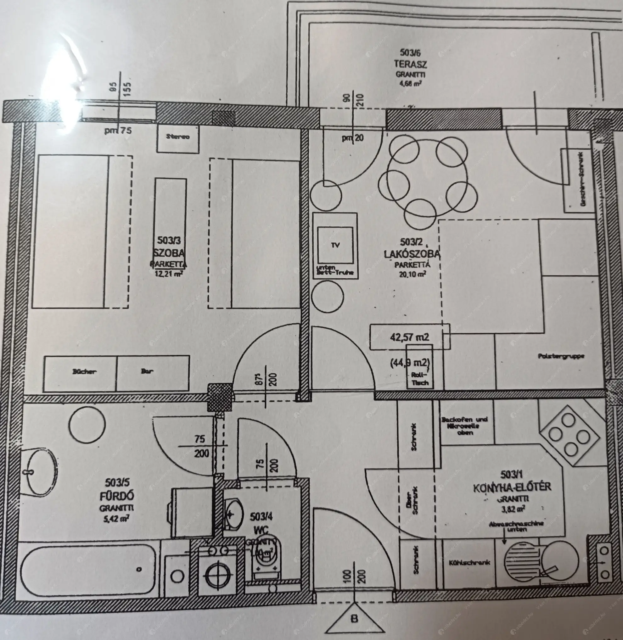 Kiadó albérlet 265000 Ft/hó áron: Budapest, IX. kerület  Bokréta utca. Mérete: 45 nm, 2 szobás | Alberlet.hu - 6568776