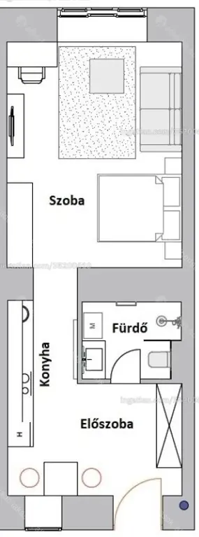 Kiadó albérlet 230000 Ft/hó áron: Budapest, IX. kerület  Boráros tér. Mérete: 40 nm, 1 szobás | Alberlet.hu - 6644081