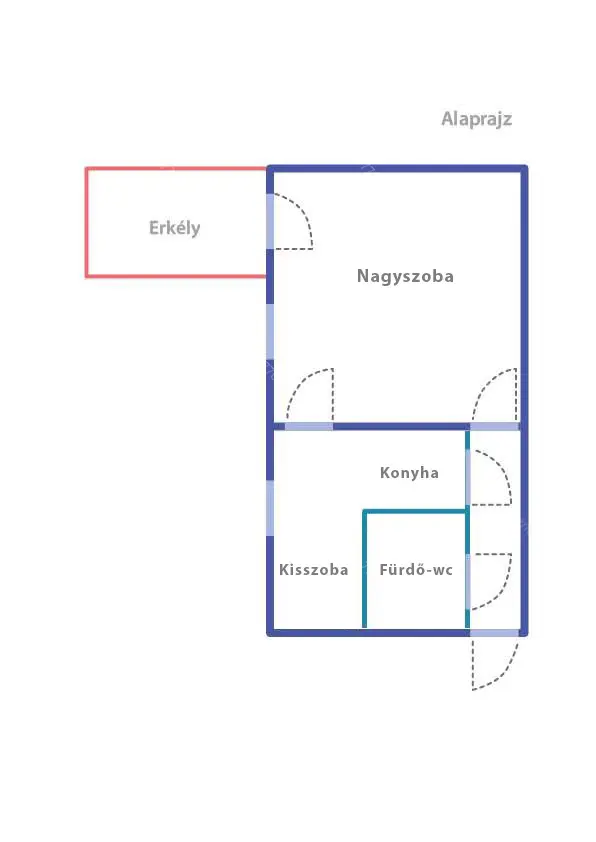 Kiadó albérlet 220000 Ft/hó áron: Budapest, IX. kerület  Pöttyös utca. Mérete: 52 nm, 2 szobás | Alberlet.hu - 6684836