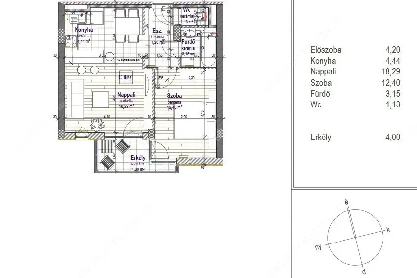 Kiadó albérlet 260000 Ft/hó áron: Budapest, IX. kerület  Thaly Kálmán utca. Mérete: 44 nm, 2 szobás | Alberlet.hu - 6587027