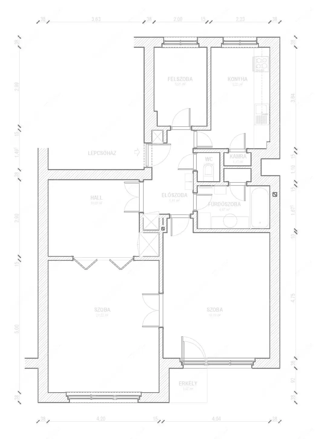 Kiadó albérlet 350000 Ft/hó áron: Budapest, IX. kerület  Vaskapu utca. Mérete: 80 nm, 3 szobás | Alberlet.hu - 6571524