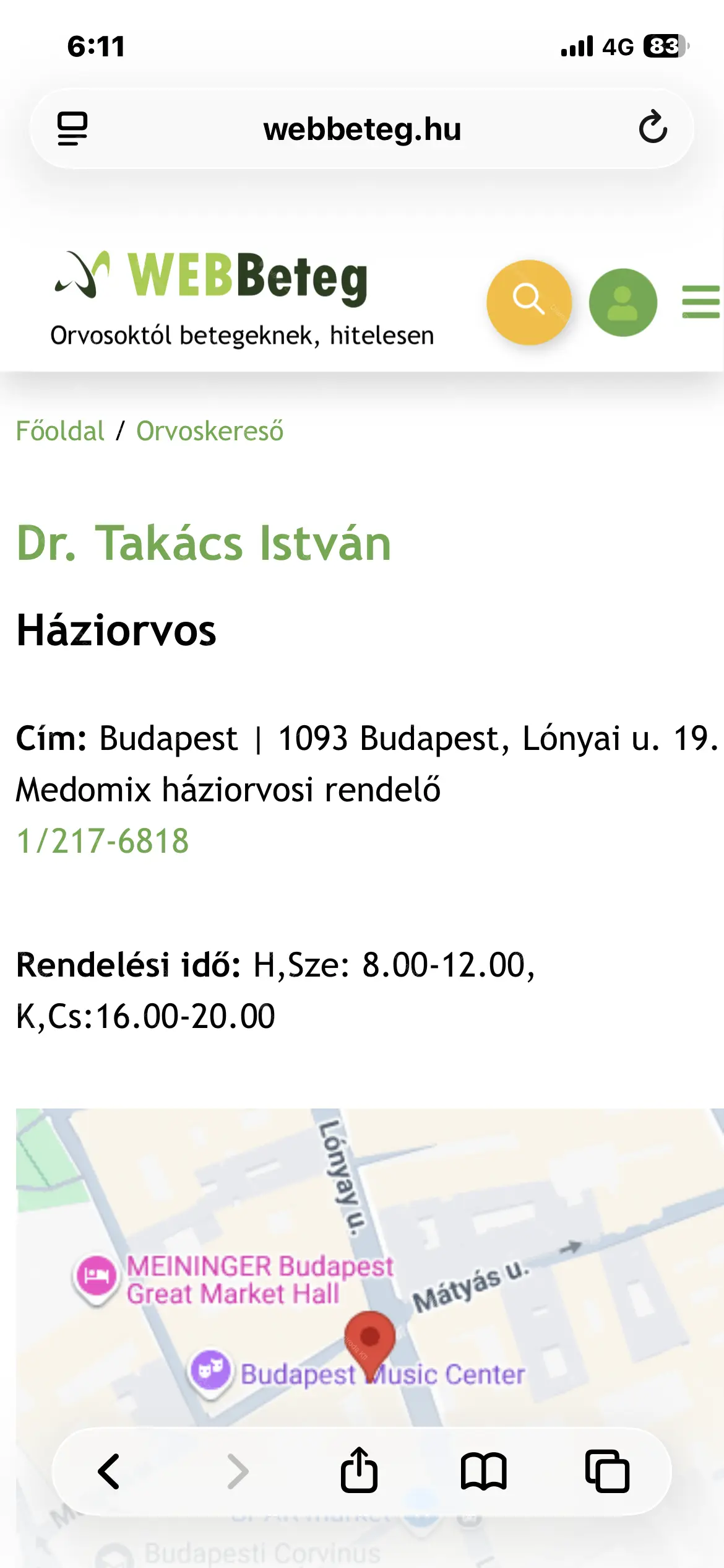 Kiadó albérlet 220000 Ft/hó áron: Budapest, IX. kerület  Viola utca. Mérete: 45 nm, 1 szobás | Alberlet.hu - 6655106