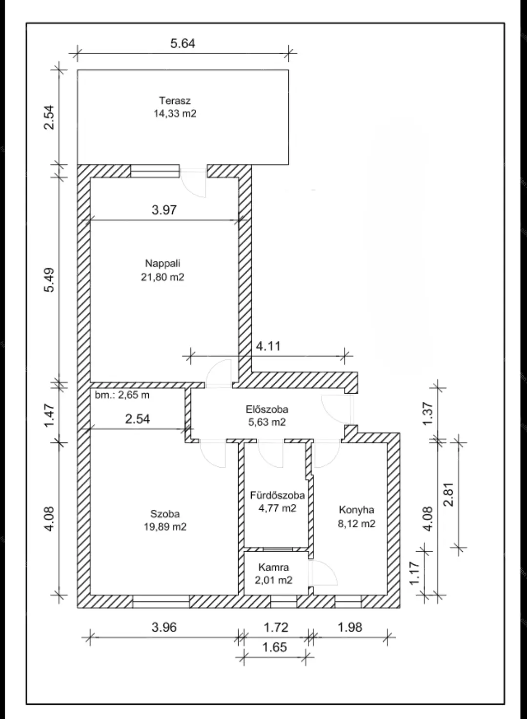 Kiadó albérlet 290000 Ft/hó áron: Budapest, V. kerület  Balaton utca. Mérete: 69 nm, 2 szobás | Alberlet.hu - 6706069