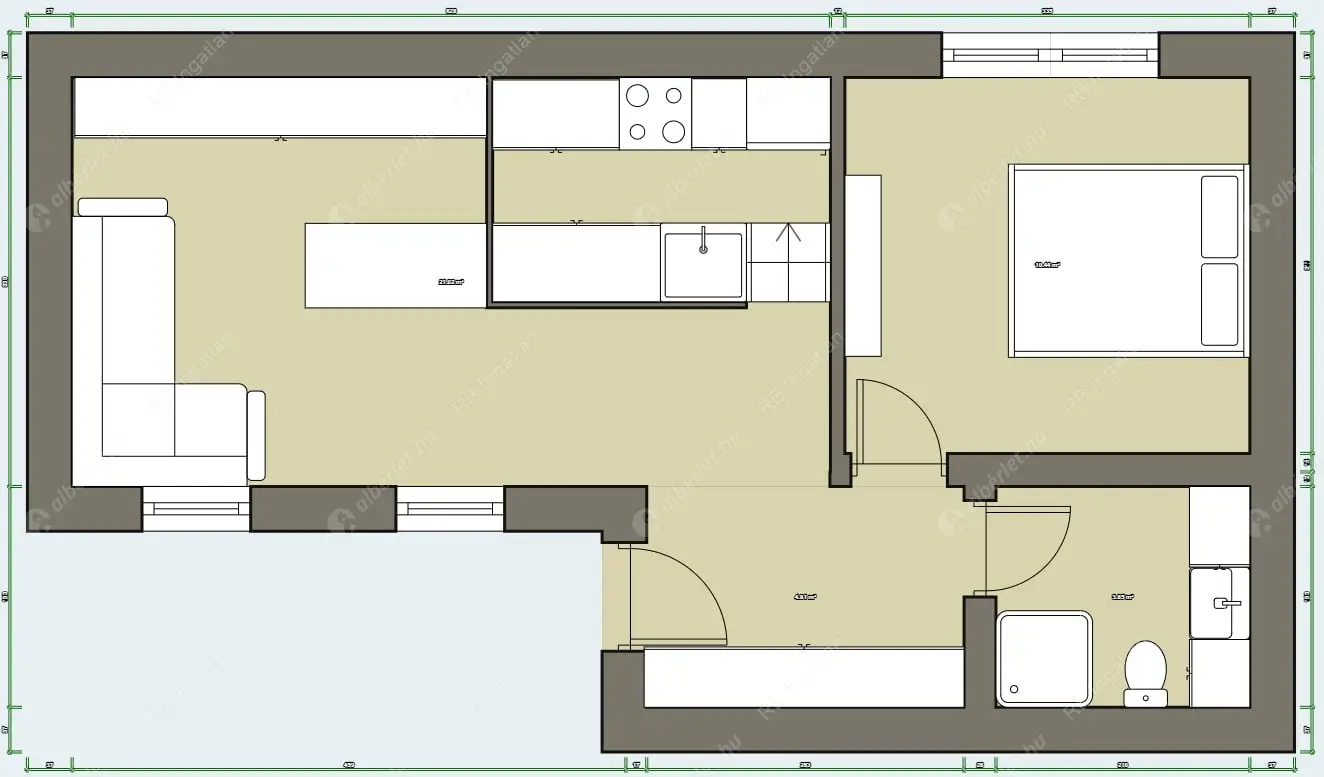 Kiadó albérlet 330000 Ft/hó áron: Budapest, V. kerület  Bihari János utca. Mérete: 40 nm, 2 szobás | Alberlet.hu - 6549421