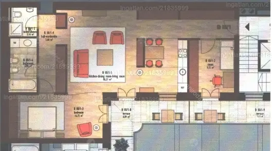 Kiadó albérlet 660000 Ft/hó áron: Budapest, V. kerület  Garibaldi utca. Mérete: 90 nm, 3 szobás | Alberlet.hu - 5749568