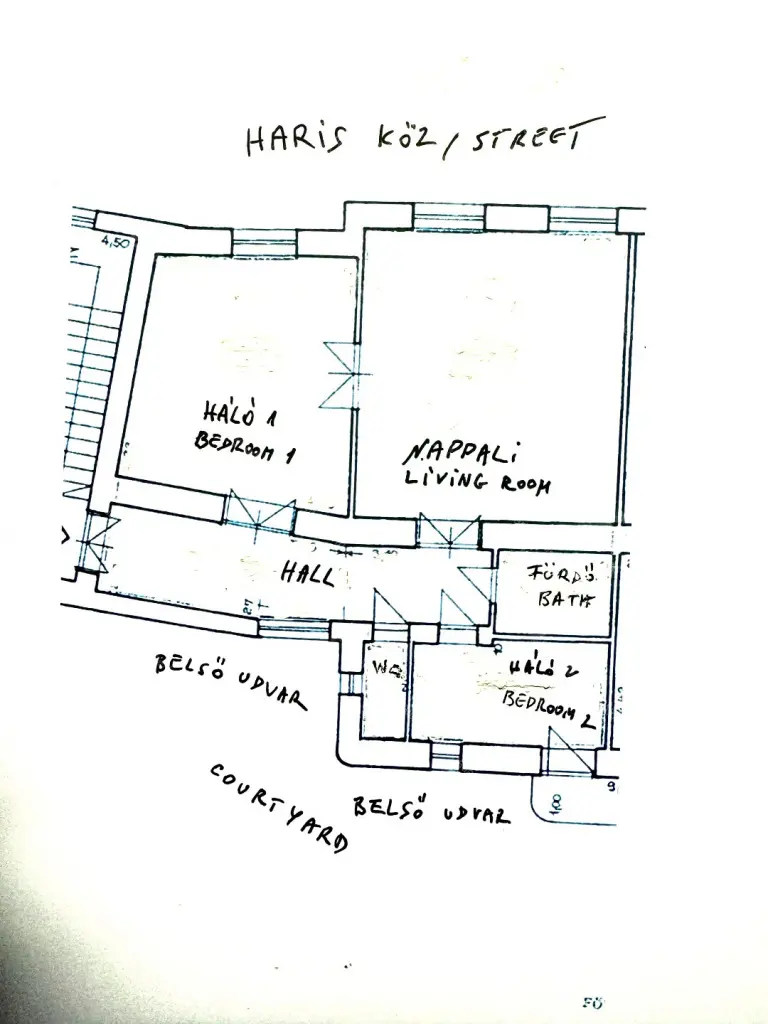 Kiadó albérlet 499000 Ft/hó áron: Budapest, V. kerület  Haris köz. Mérete: 100 nm, 3 szobás | Alberlet.hu - 6682005