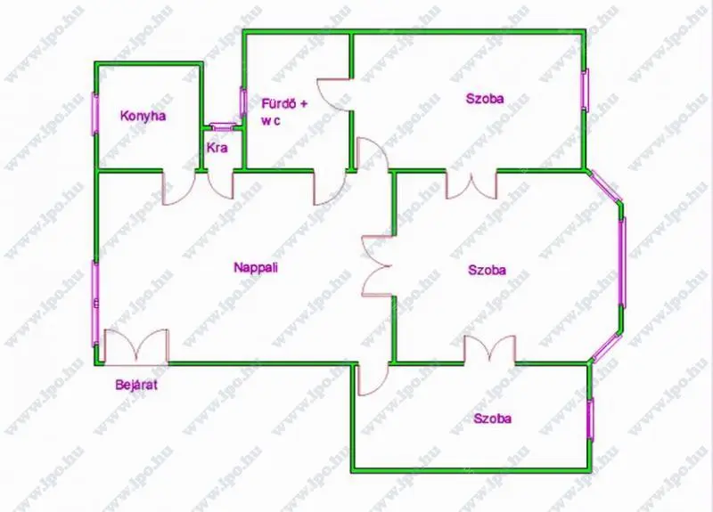 Kiadó albérlet 454000 Ft/hó áron: Budapest, V. kerület  Károly krt . Mérete: 100 nm, 4 szobás | Alberlet.hu - 6647461