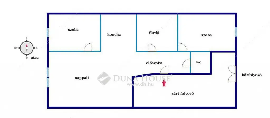 Kiadó albérlet 463000 Ft/hó áron: Budapest, V. kerület  Szent István körút. Mérete: 59 nm, 3 szobás | Alberlet.hu - 6580734