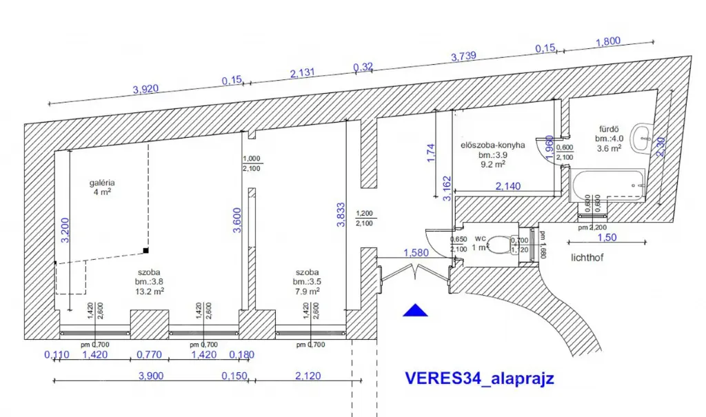 Kiadó albérlet 215000 Ft/hó áron: Budapest, V. kerület  Veres Pálné utca. Mérete: 31 nm, 1 szobás | Alberlet.hu - 6642993