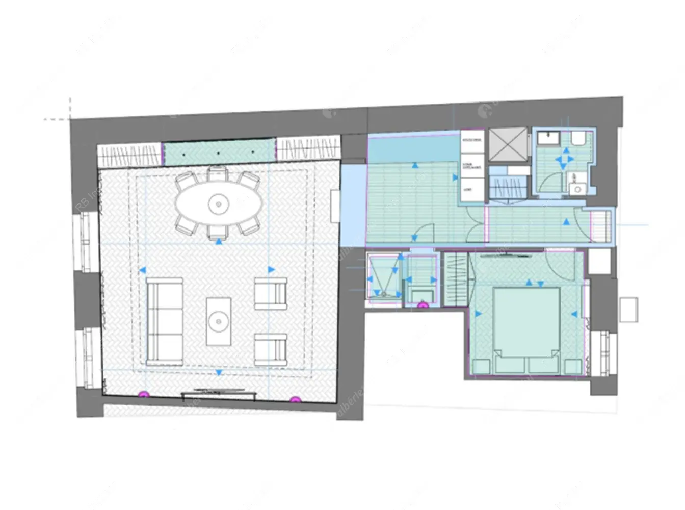 Kiadó albérlet 800000 Ft/hó áron: Budapest, V. kerület  Vörösmarty tér. Mérete: 69 nm, 2 szobás | Alberlet.hu - 6582186