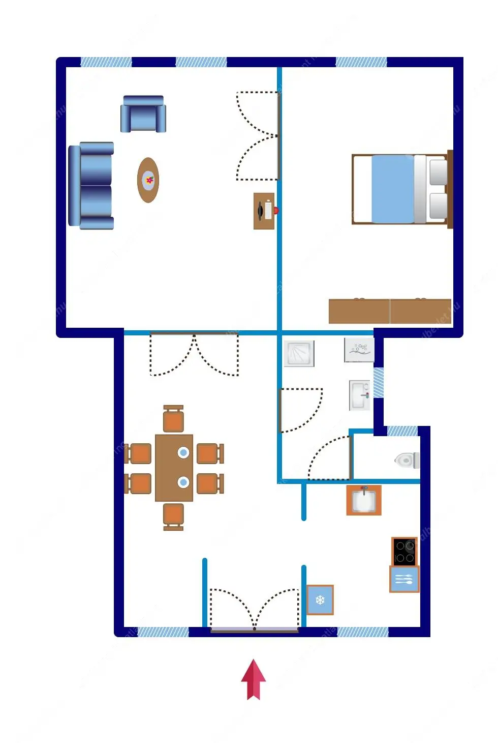 Kiadó albérlet 278000 Ft/hó áron: Budapest, VI. kerület  Andrássy út. Mérete: 80 nm, 2 szobás | Alberlet.hu - 6592073