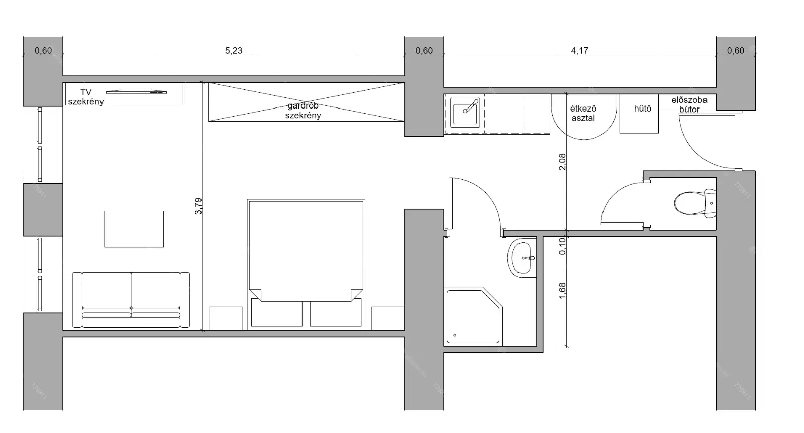 Kiadó albérlet 200000 Ft/hó áron: Budapest, VI. kerület   Bajza utca . Mérete: 32 nm, 1 szobás | Alberlet.hu - 6676484