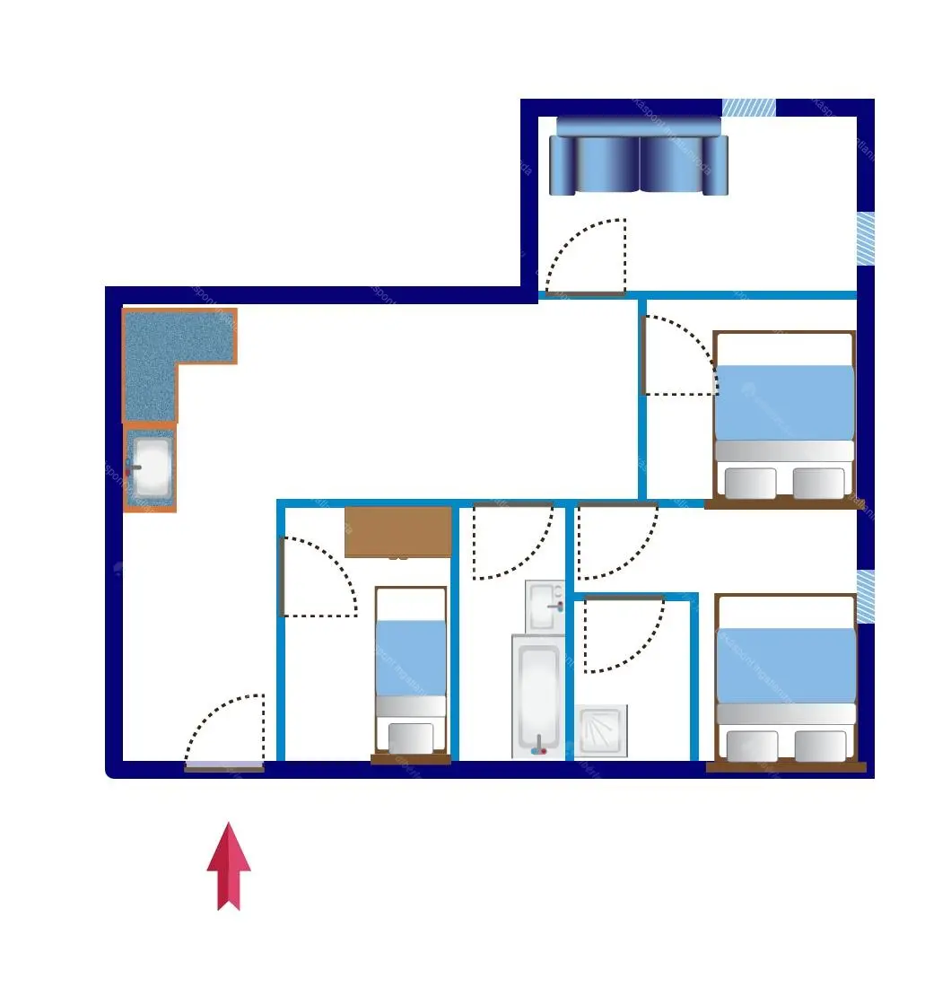 Kiadó albérlet 417000 Ft/hó áron: Budapest, VI. kerület  Csengery utca. Mérete: 97 nm, 4 szobás | Alberlet.hu - 6657363
