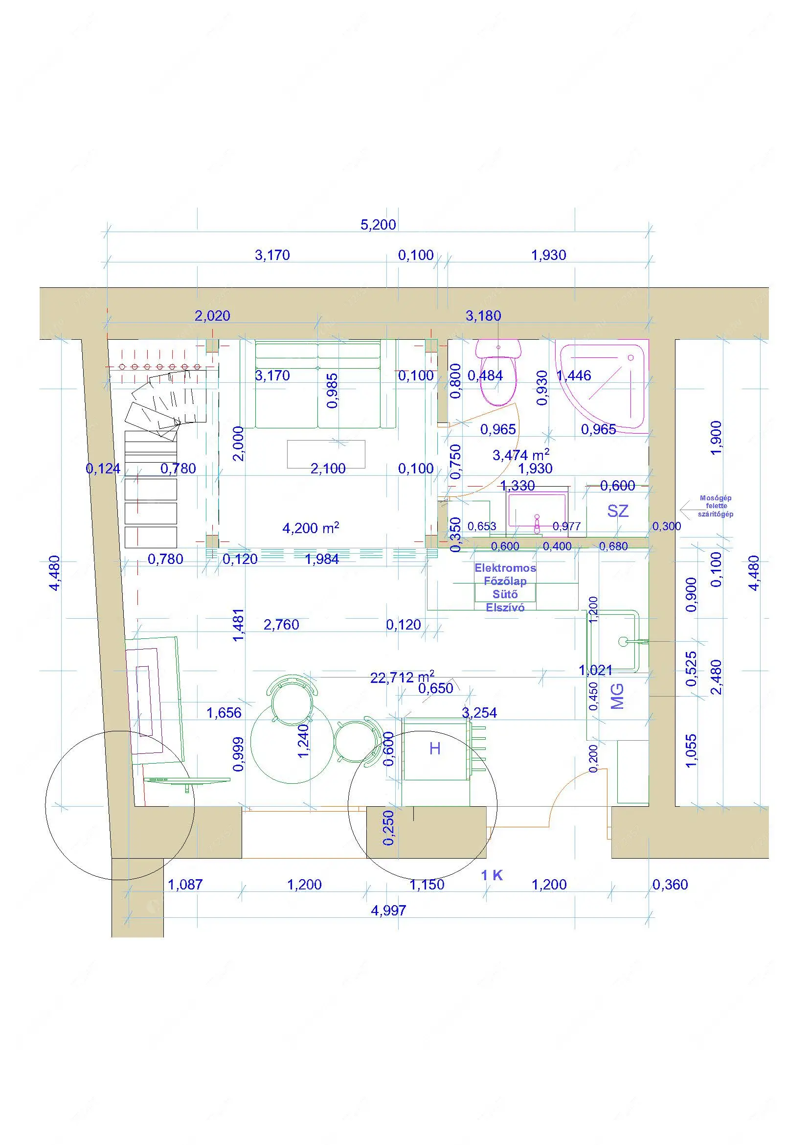 Kiadó albérlet 230000 Ft/hó áron: Budapest, VI. kerület  Eötvös utca. Mérete: 30 nm, 1 szobás | Alberlet.hu - 6609981