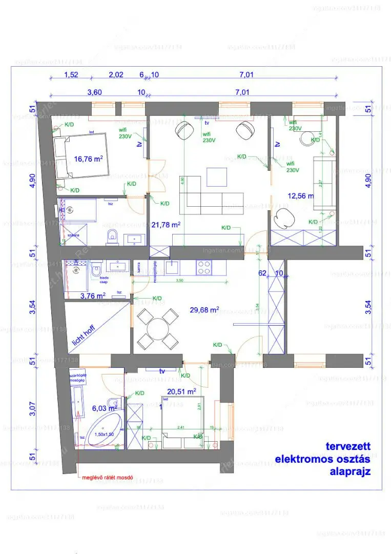 Kiadó albérlet 800000 Ft/hó áron: Budapest, VI. kerület  Hajós utca. Mérete: 93 nm, 4 szobás | Alberlet.hu - 6253994