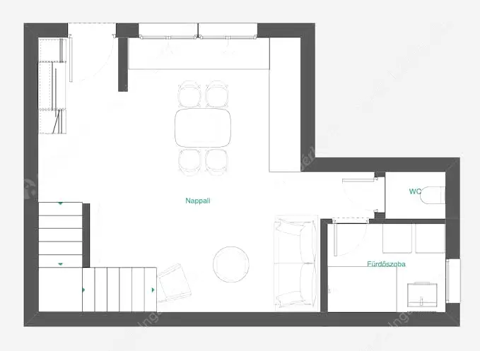 Kiadó albérlet 400000 Ft/hó áron: Budapest, VI. kerület  Hunyadi tér. Mérete: 73 nm, 3 szobás | Alberlet.hu - 6637651