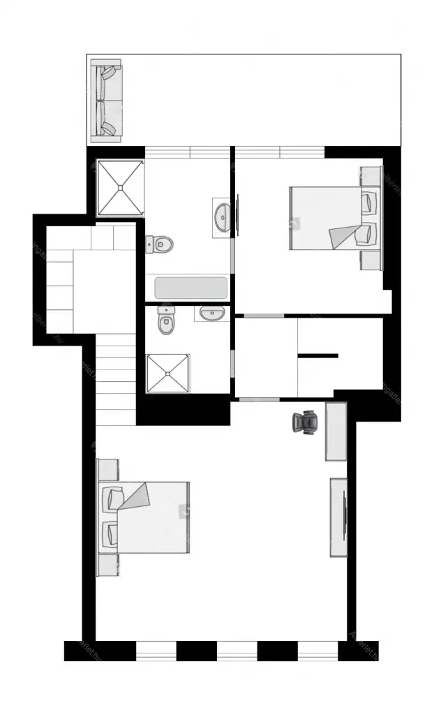 Kiadó albérlet 1516000 Ft/hó áron: Budapest, VI. kerület  Jókai utca. Mérete: 136 nm, 4 szobás | Alberlet.hu - 6660423