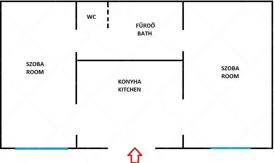 Kiadó albérlet 250000 Ft/hó áron: Budapest, VI. kerület  Ó utca. Mérete: 50 nm, 2 szobás | Alberlet.hu - 6657290