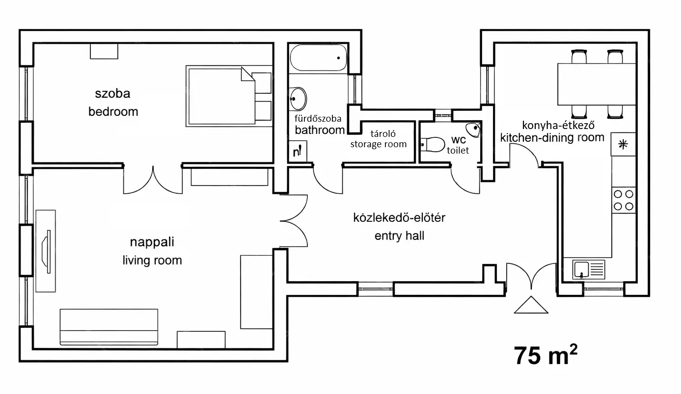 Kiadó albérlet 280000 Ft/hó áron: Budapest, VI. kerület  Ó utca. Mérete: 75 nm, 2 szobás | Alberlet.hu - 6664121