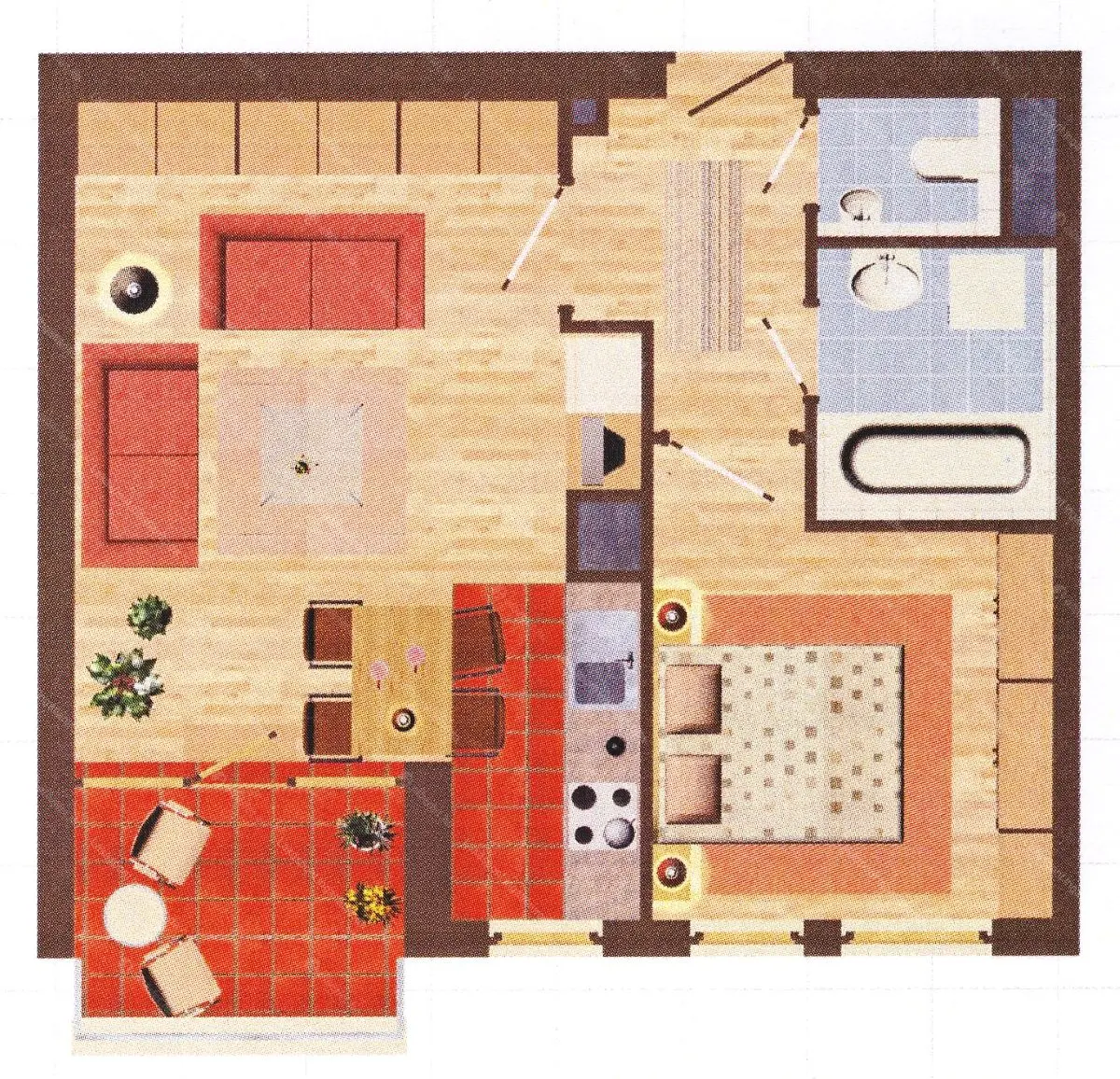 Kiadó albérlet 300000 Ft/hó áron: Budapest, VI. kerület  Paulay Ede utca. Mérete: 50 nm, 2 szobás | Alberlet.hu - 6661669