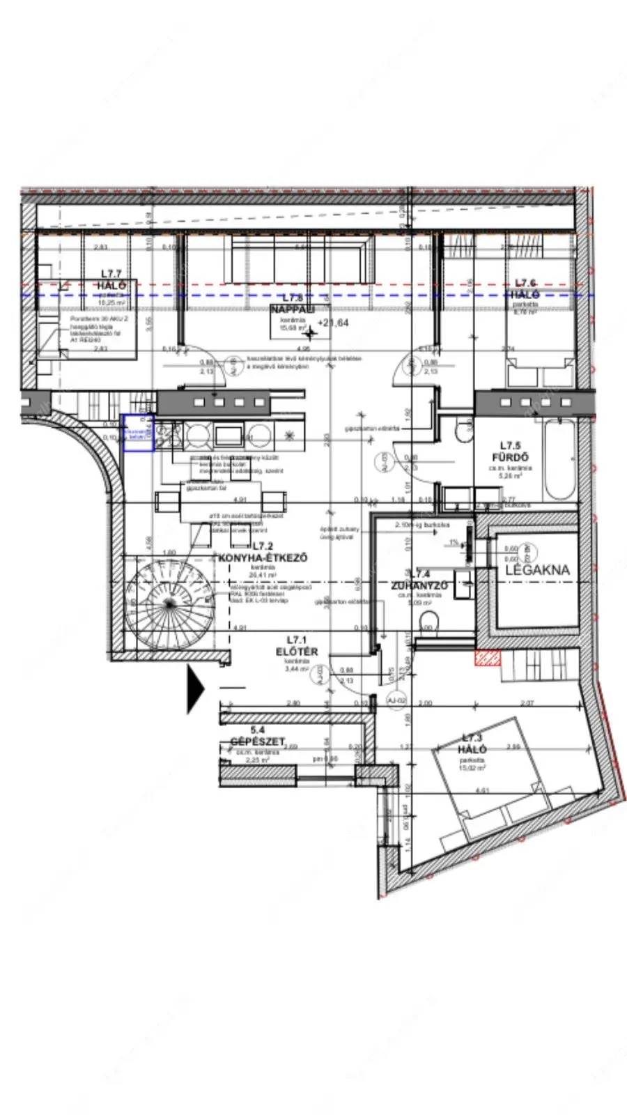 Kiadó albérlet 921000 Ft/hó áron: Budapest, VI. kerület  Podmaniczky utca. Mérete: 86 nm, 4 szobás | Alberlet.hu - 6586194