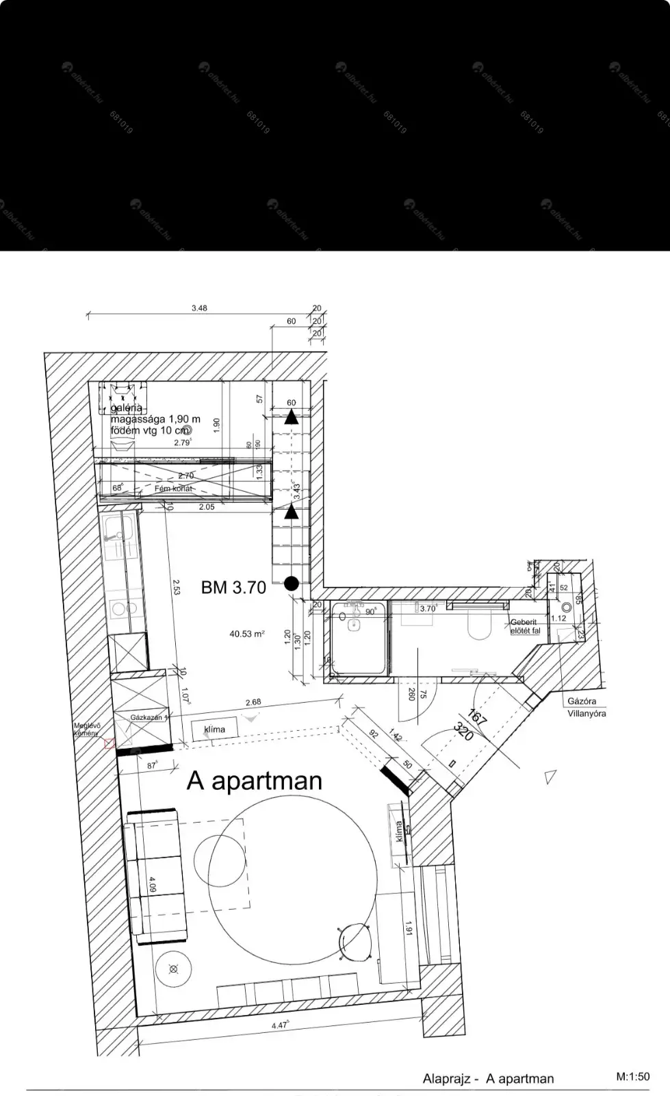 Kiadó albérlet 250000 Ft/hó áron: Budapest, VI. kerület  Székely Mihály utca. Mérete: 45 nm, 2 szobás | Alberlet.hu - 6652205