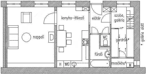 Kiadó albérlet 260000 Ft/hó áron: Budapest, VI. kerület   Szófia . Mérete: 57 nm, 2 szobás | Alberlet.hu - 6607684